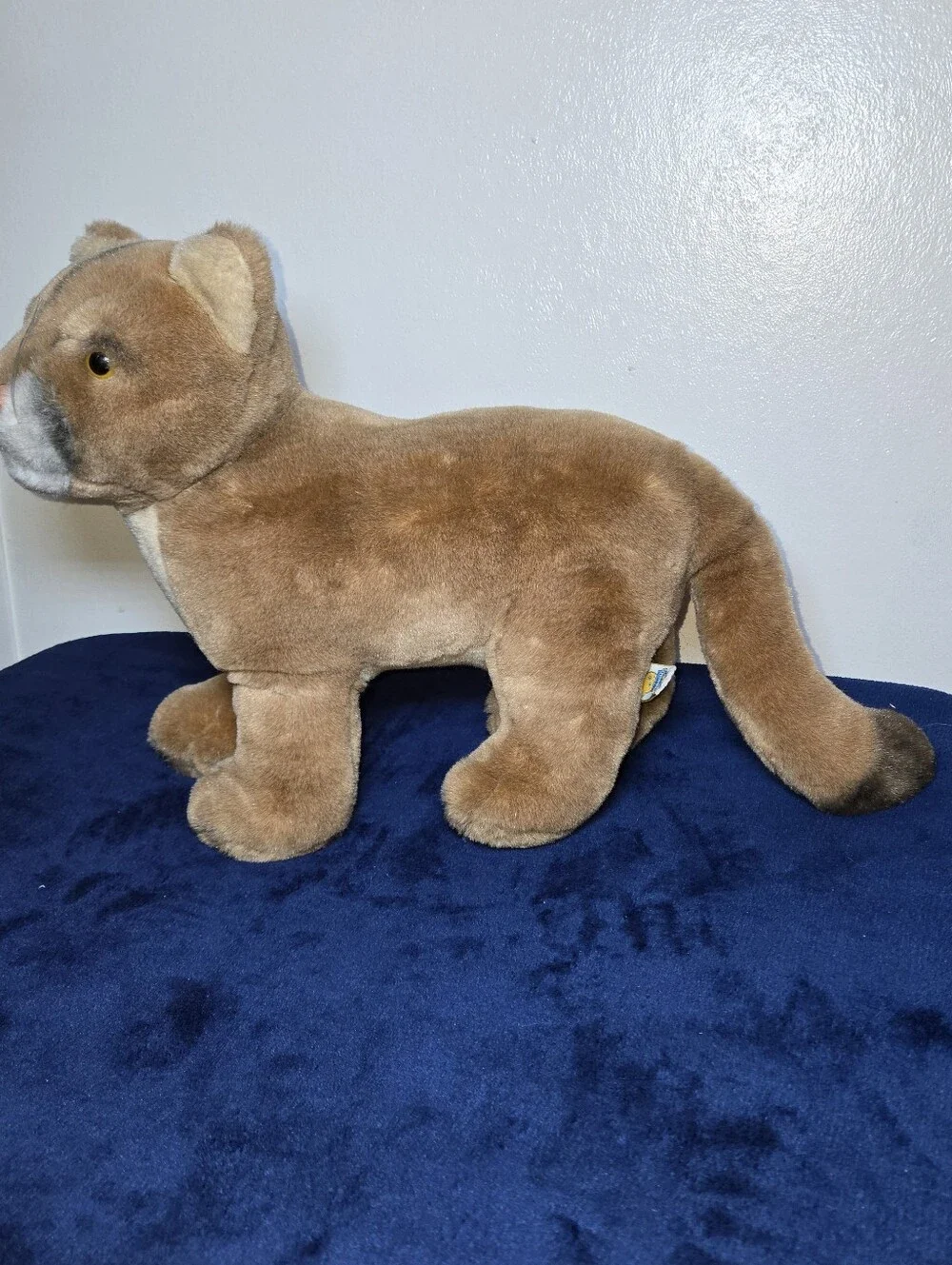 VTG Dakin Plush Mountain Lion Cougar 1986 Rare Plush Big Cat Large 20 Inch